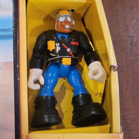 Vintage Fisher-Price Rescue Heroes Dune Buggy w/bonus Jake Justice figure New - Picture 6 of 8